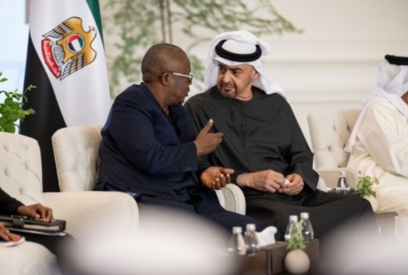 UAE President receives Guinea-Bissau President